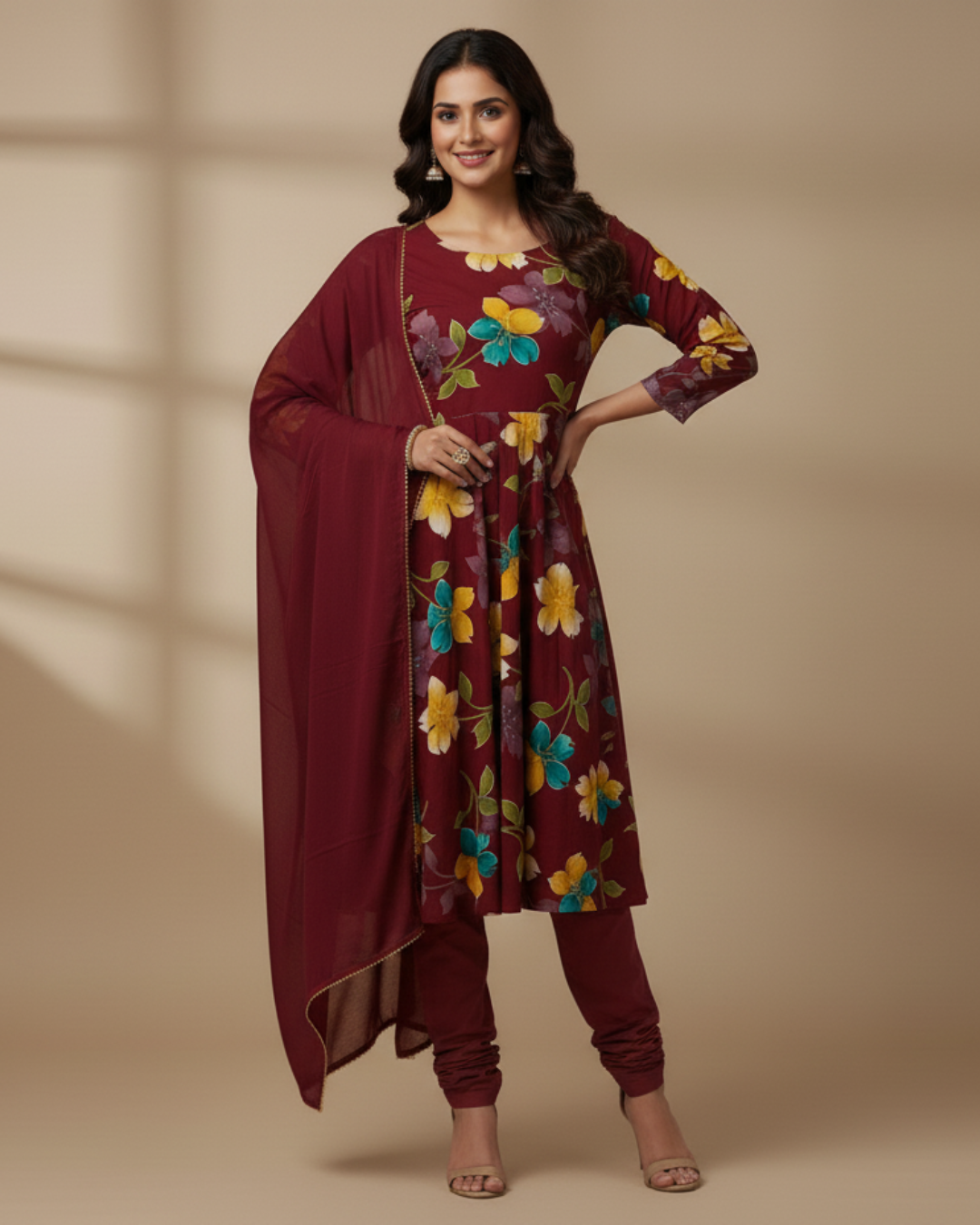 Elegant Straight line kurti